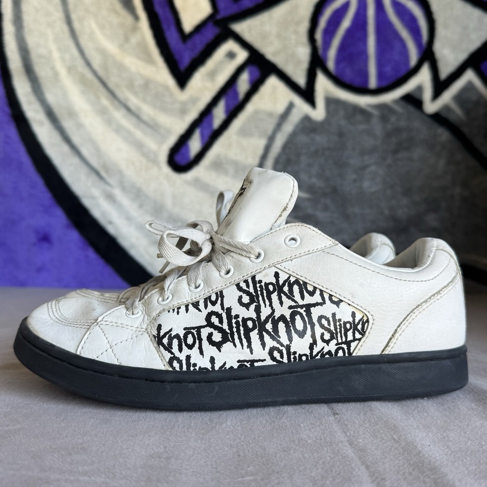 Size 9.5 - Slipknot Super Rare Draven Masks Skate shoes high top Men's Vtg